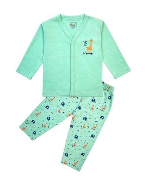 BABY'S PRIDE Graphic Print Shirt with Pants