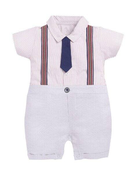 BABY GO Cotton Fabric Rompers
