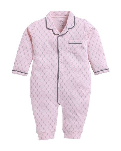 BABY GO Printed Rompers with Insert Pocket
