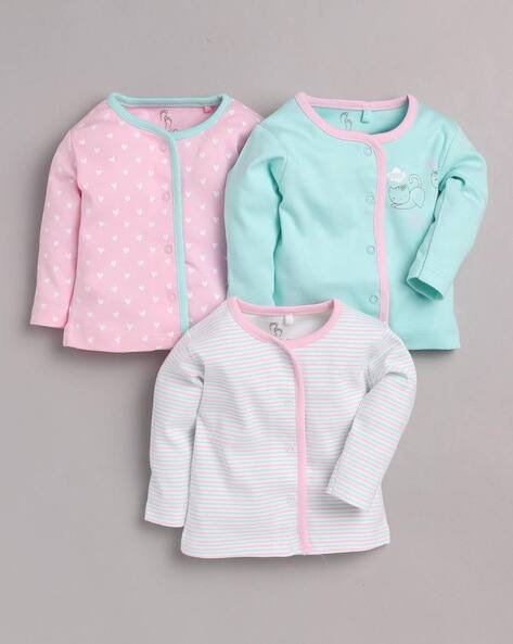 BABY GO Pack Of 3 T-Shirt with Round Neck