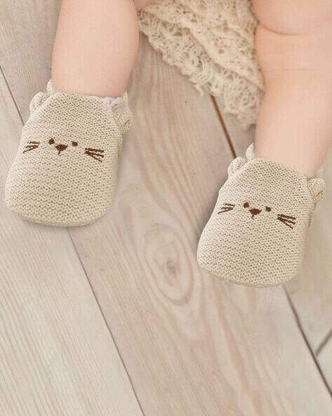 Babymoo Abstract Printed  Booties
