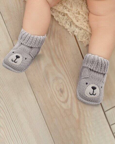 Babymoo Knitted Cotton Booties