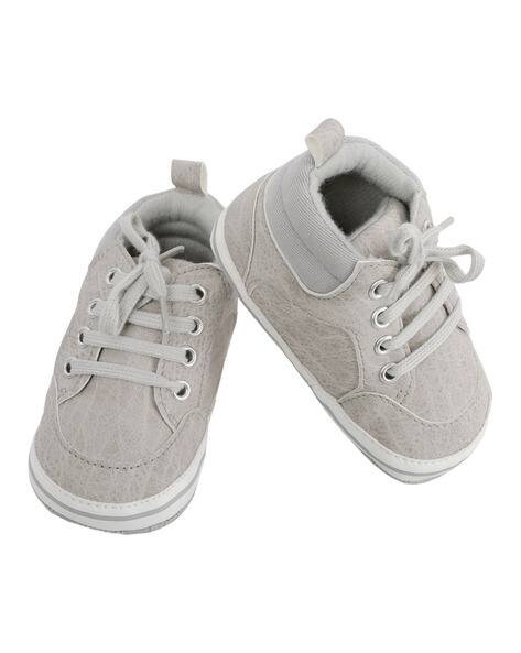Babymoo Round-Toe Lace-Up Booties