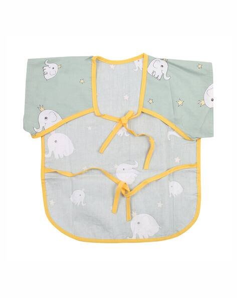 Babymoo Waterproof Graphic Print Bib with Tie-ups