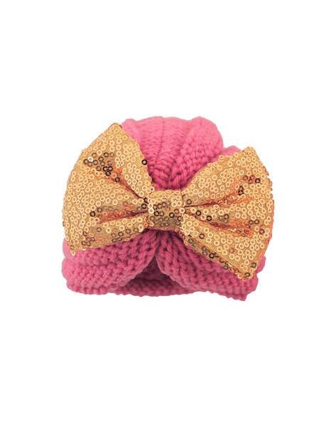 Babymoo Sequinned Panelled Beanie