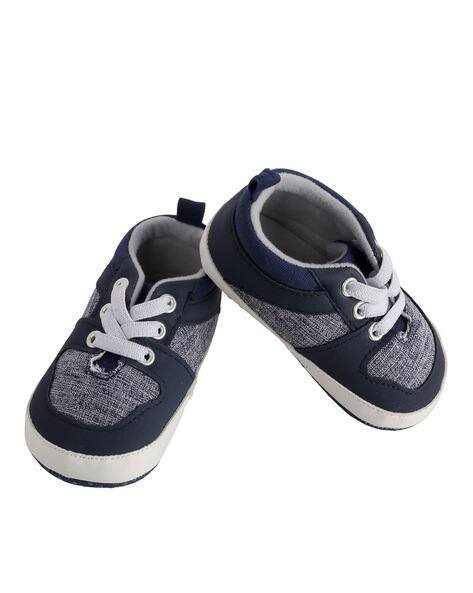 Babymoo Heathered Lace-Up Booties