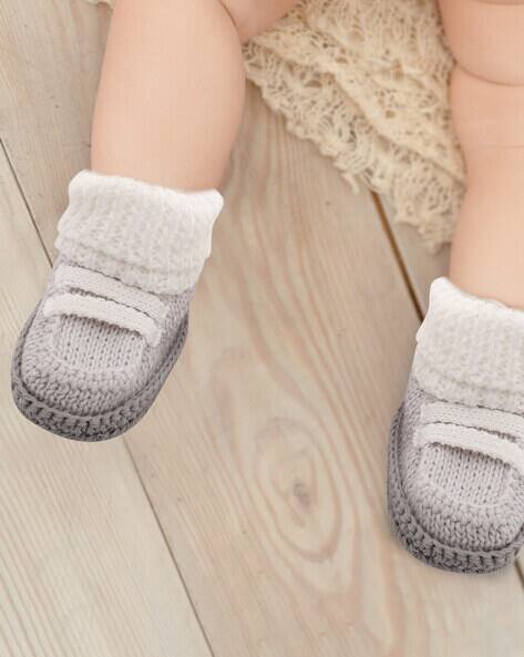 Babymoo Cotton Knitted Booties