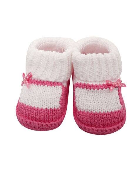 Babymoo Booties with Bow