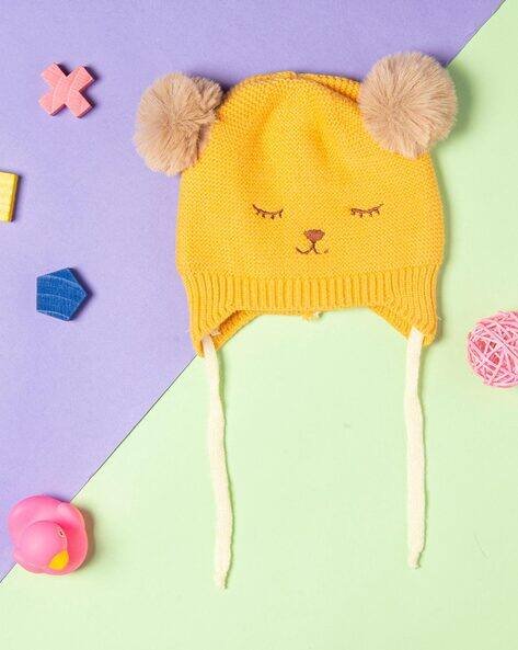 Babymoo Woolen Cap with Applique