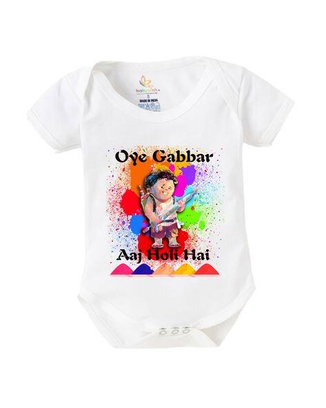 BABYWISH Mickey Mouse Print Rompers