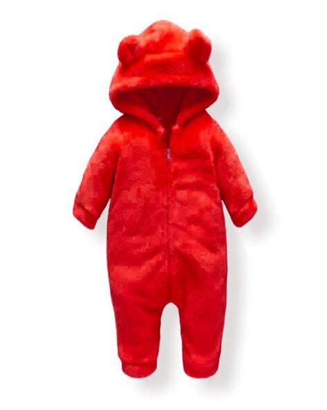 BABYZONE Hooded Front Open Romper