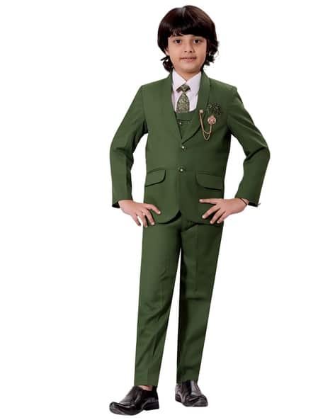 Bt Dezines Boys Suit Set with Flap Pockets