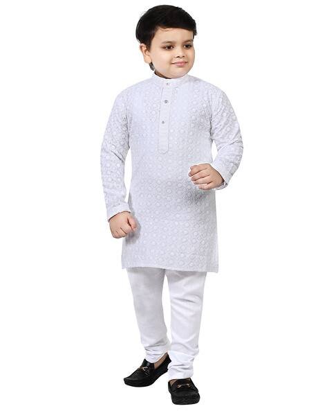 Bt Dezines Boys Embroidered Kurta Pyjamas Set
