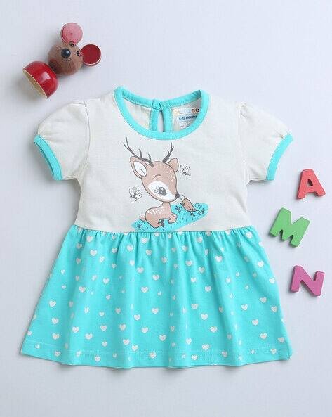 BUMZEE Printed A-Line Dress