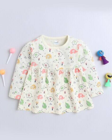 BUMZEE Printed Round-Neck Frock