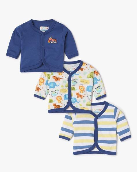 BUMZEE Pack of 3 Printed V-Neck Jablas