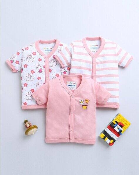 BUMZEE Pack of 3 V-Neck T-Shirts