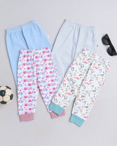 BUMZEE Pack of 4 Printed Pyjamas with Elasticated Waist