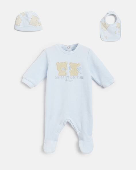 CHICCO Round-Neck Embroidered Gift Set