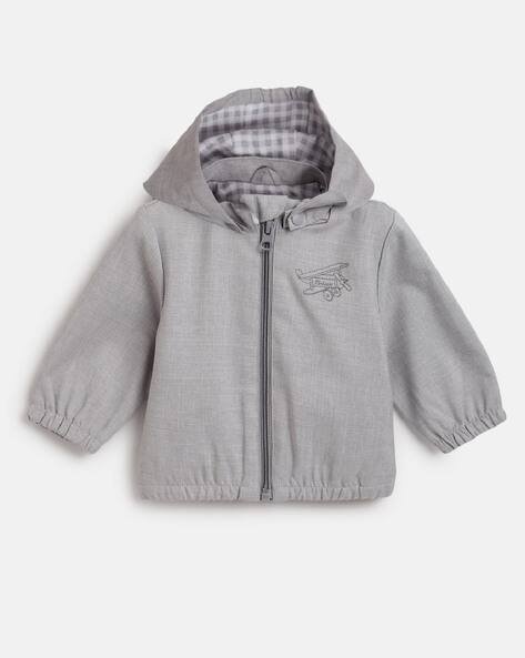 CHICCO Zip-Front Hooded Jacket with Full Sleeves