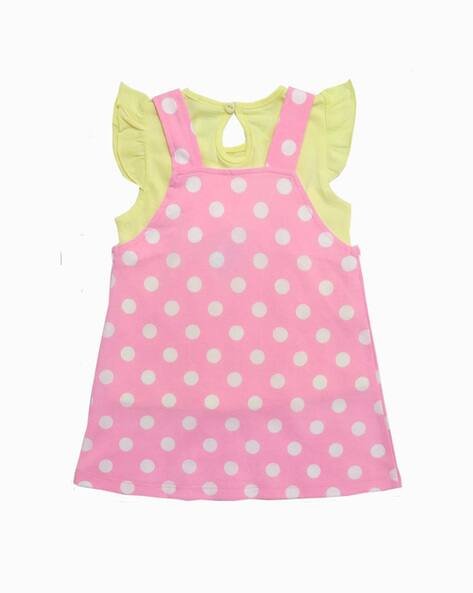 CLOTHE FUNN Polka-dot Print A-Line Frock