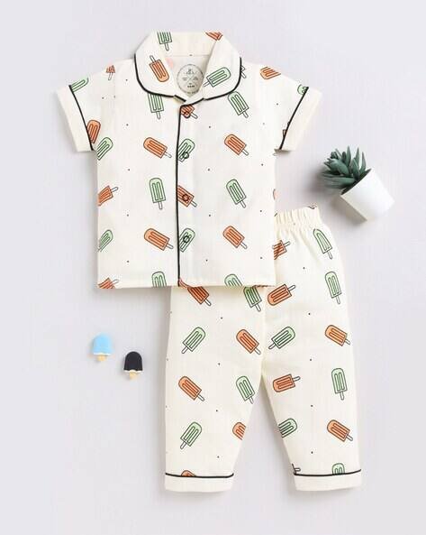 Clt.s Boy Graphic Print Lounge Pants & T-Shirt Sets