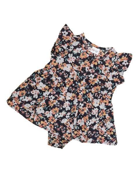 CREATIVE KID'S Girls Floral Rompers