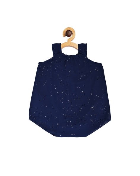 CREATIVE KID'S Embellished Round-Neck Romper