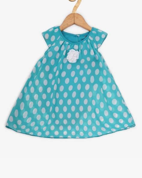CREATIVE KID'S Polka-dot Print Round-Neck Romper