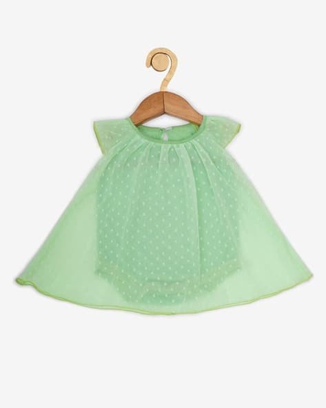CREATIVE KID'S Lace Work Round-Neck Romper