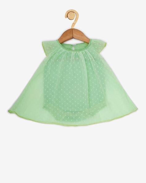 CREATIVE KID'S Textured A-Line Romper Dress