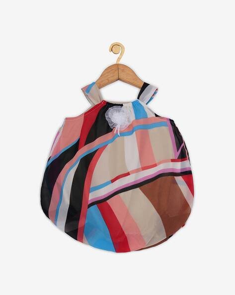CREATIVE KID'S Striped Strappy Rompers
