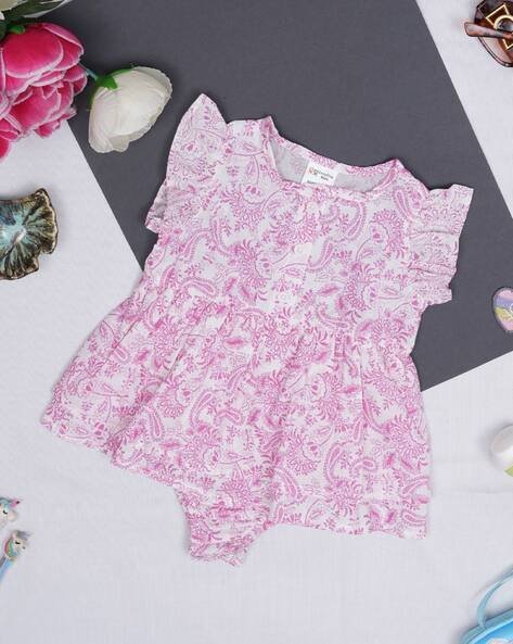 CREATIVE KID'S Girls Paisley Rompers