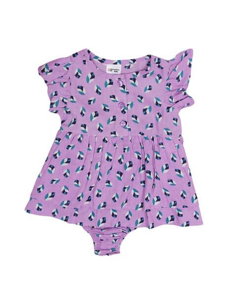 CREATIVE KID'S Girls Abstract Rompers