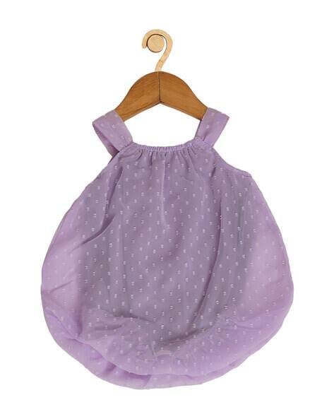 CREATIVE KID'S Swiss-Dot Strappy Bodysuit