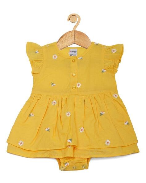 CREATIVE KID'S Girl Floral Print Romper