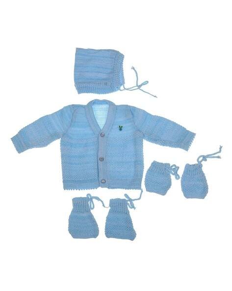 CUBS & HUGS Solid Sweater Set