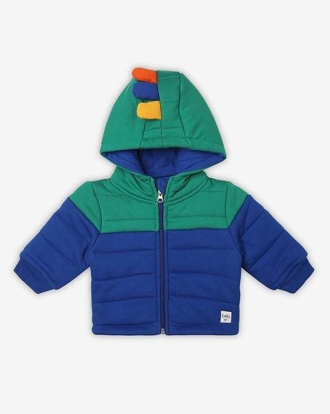 Ed-A-Mamma Boys Colourblock Heavy Winter Hooded Jacket