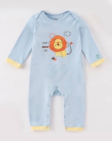 Ed-A-Mamma Boys Printed Cotton Rompers