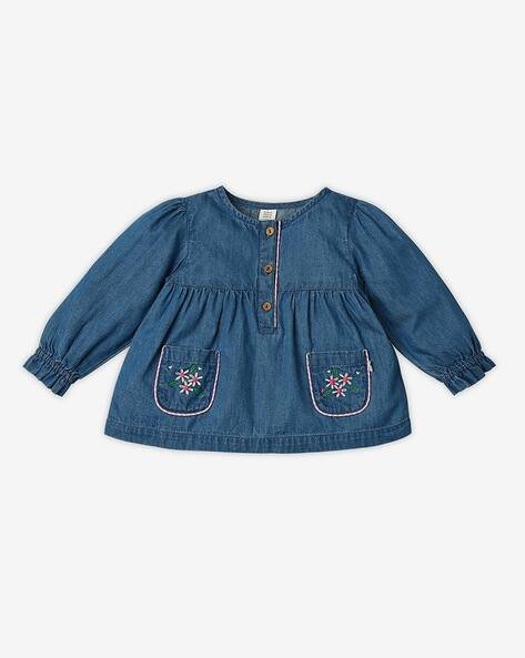 Ed-A-Mamma Girls Graphic Print Regular Fit Crew-Neck Top