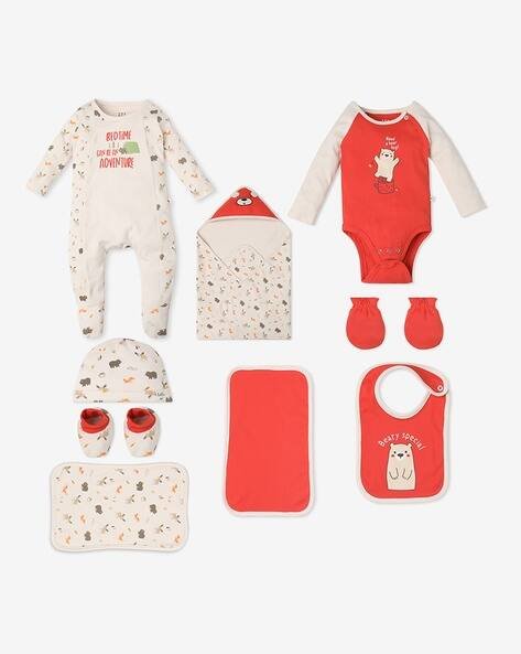 Ed-A-Mamma Animal Print Cotton Clothing Gift Set