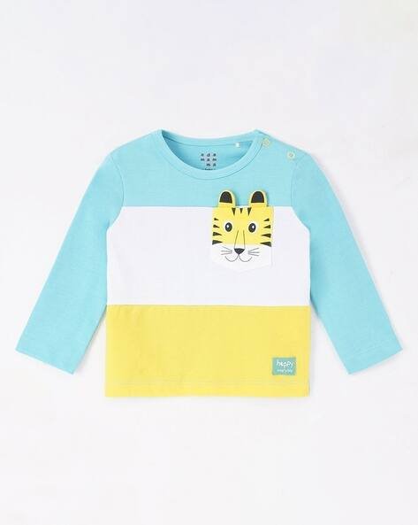 Ed-A-Mamma Colourblock Cotton T-Shirt