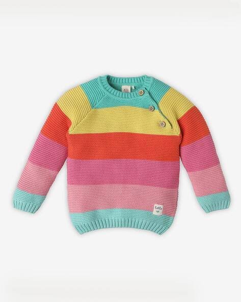Ed-A-Mamma Striped Cotton Sweater