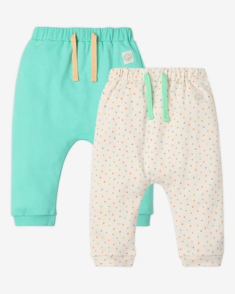 Ed-A-Mamma Unisex Pack of 2 Printed Organic Cotton Joggers