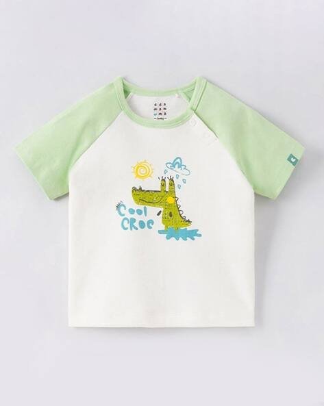 Ed-A-Mamma Baby Boys Graphic Print Regular Fit T-Shirt