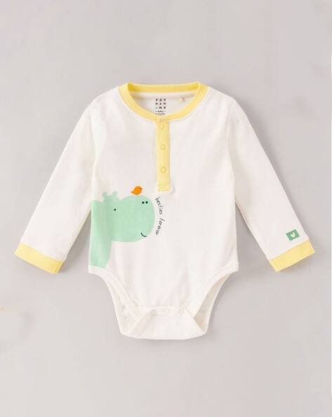 Ed-A-Mamma Boys Printed Cotton Bodysuit