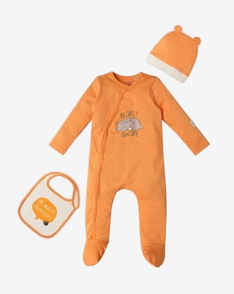 Ed-A-Mamma Printed Organic Cotton Sleepsuit Set
