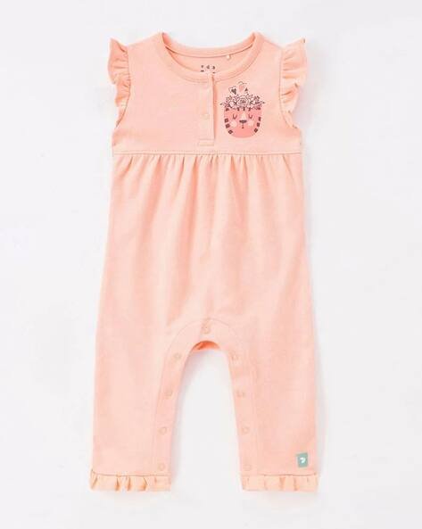 Ed-A-Mamma Girls Printed Romper