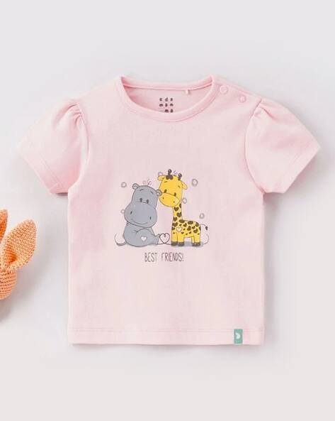 Ed-A-Mamma Graphic Print Regular Fit Crew-Neck T-Shirt