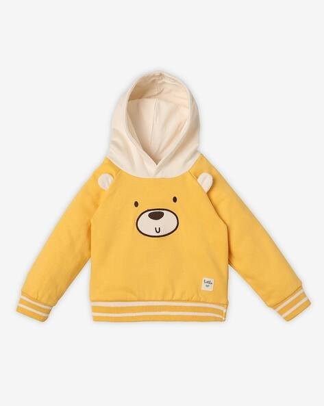 Ed-A-Mamma Boys Printed Cotton Hooded Sweatshirt